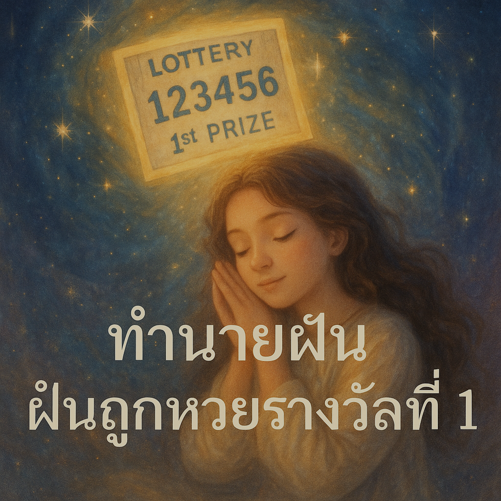 ทำนายฝัน ฝันถูกหวยรางวัลที่1